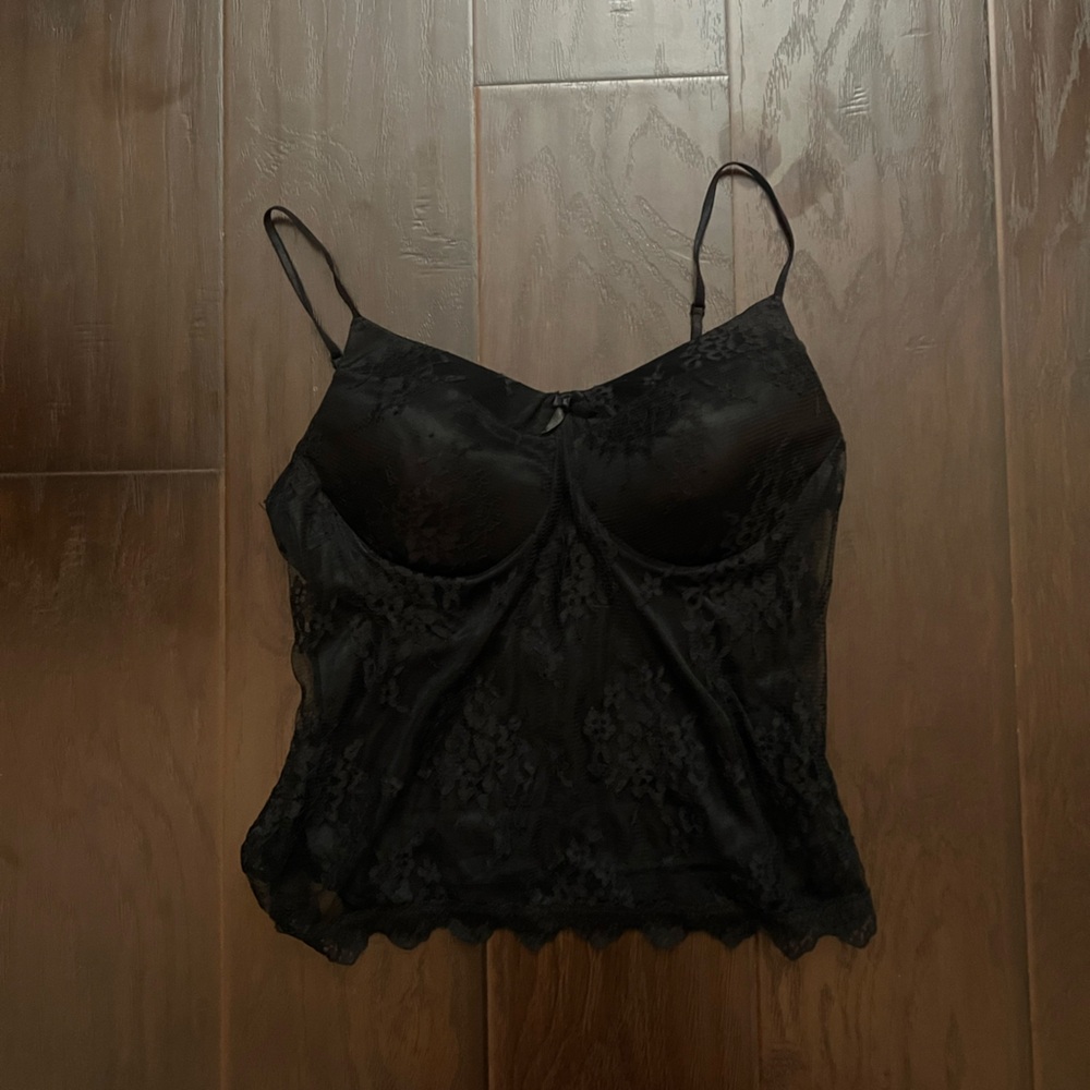 New York & Company Bustier Lace Bra Top